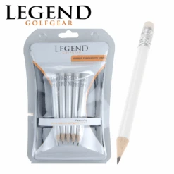 Legend Wooden Pencils With Eraser - 5 Pack